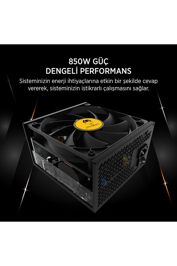 Jdp850 Apfc 12cm 850w Bronze 80 Atx 3.1 Pcı-e 5.1 Power Supply - 2