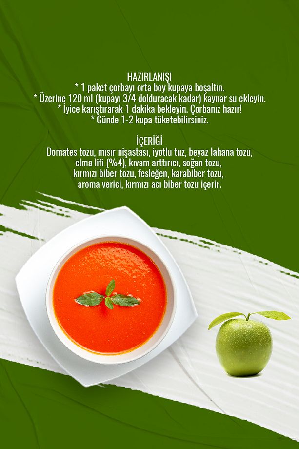 Elma Lifli Diyet Sebze Çorbası 15g 20 Ad - 4