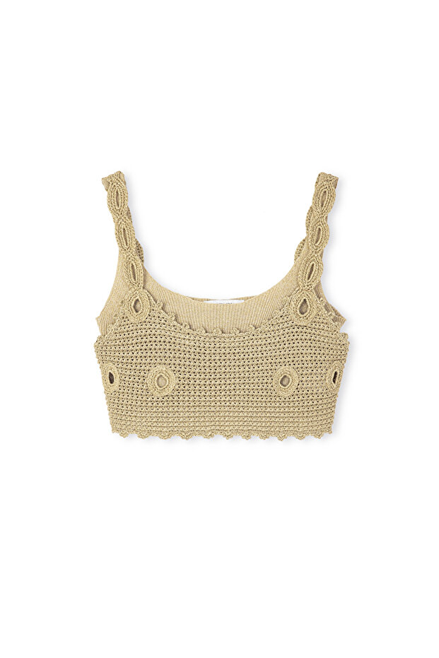 Kroşe triko büstiyer - 3