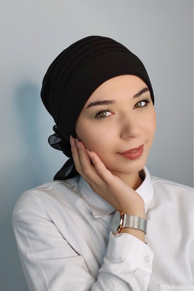 Beş Piliseli Dış Bone Siyah - 2