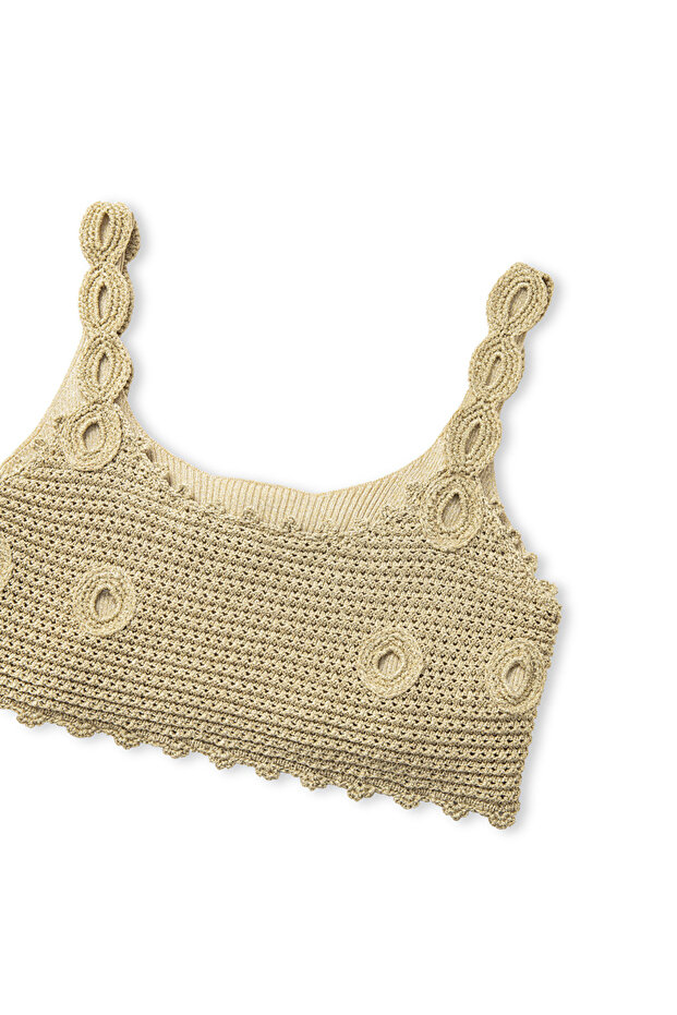 Kroşe triko büstiyer - 4