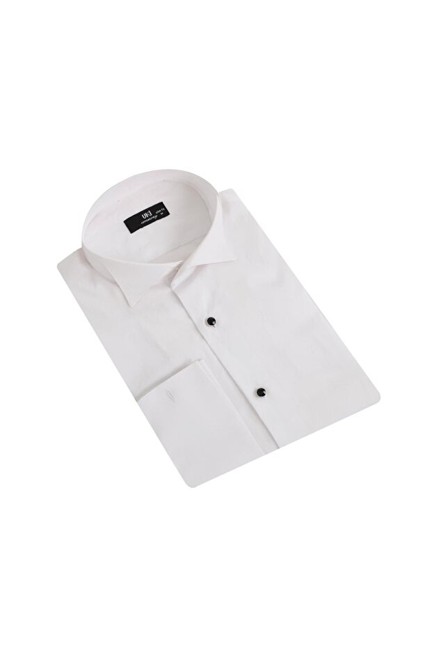 Beyaz Smokin Gömlek - 2
