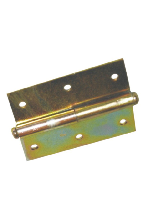 Brass hinge, thin, left, 75 x 155 mm, 2 pcs / set