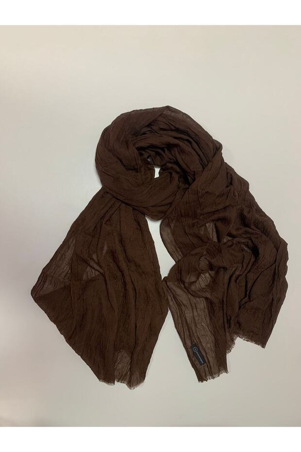 bambu şal acıkahve - 2