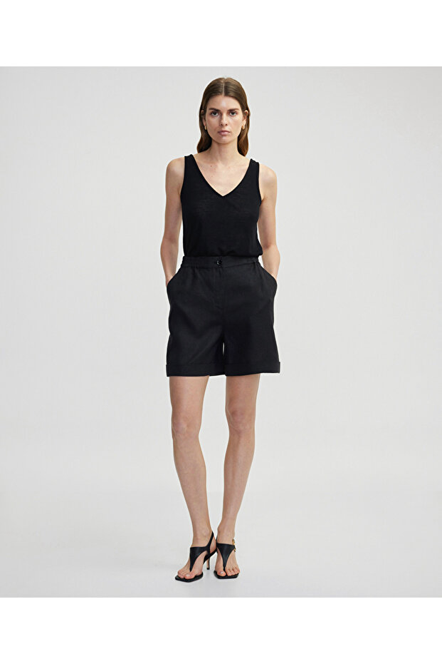 V yaka basic tişört - 2