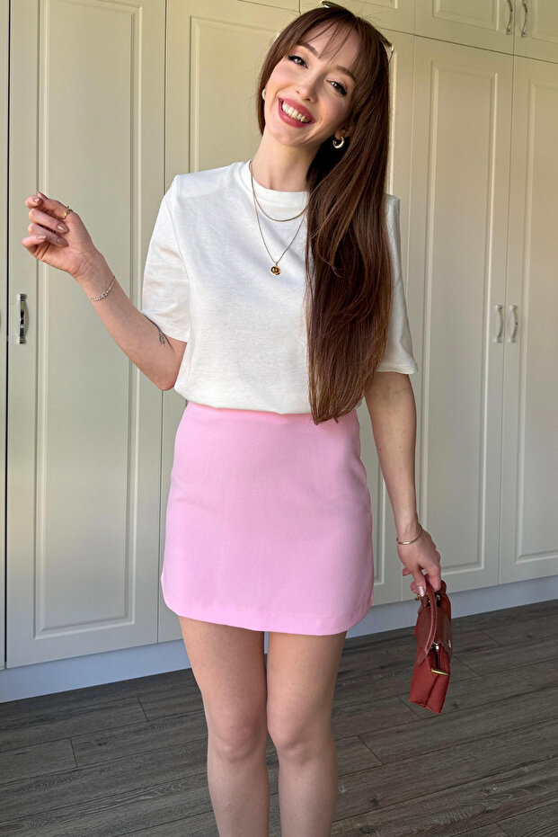 Basic Mini Pembe Etek - 2