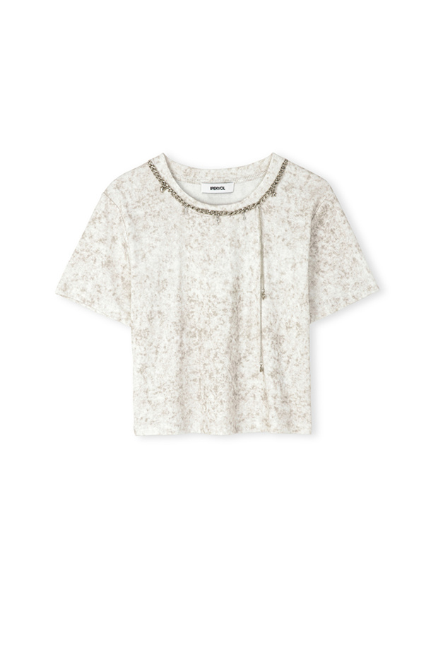 Monogram aksesuarlı tişört - 3