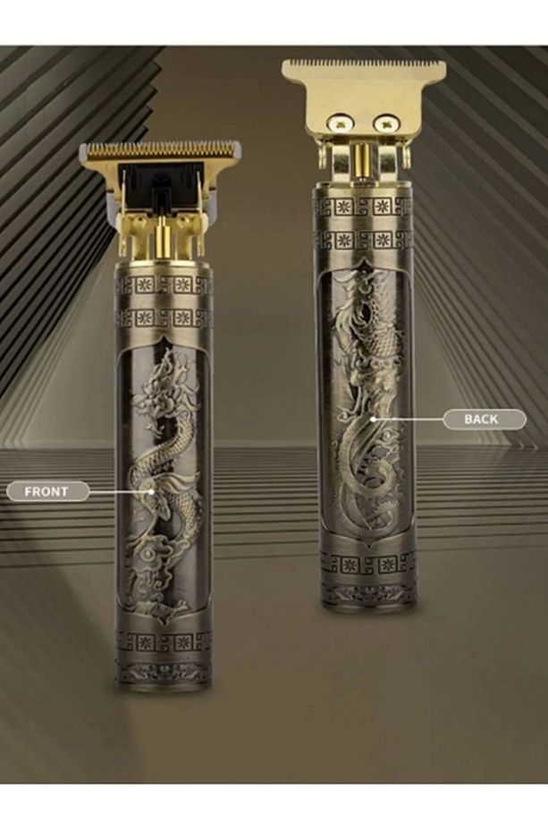 Premium Profesyonel Vintage Saç Sakal Ense Tüm Vücut Tüyü Lazer Epilasyon Öncesi Tıraş Makinesi - 7