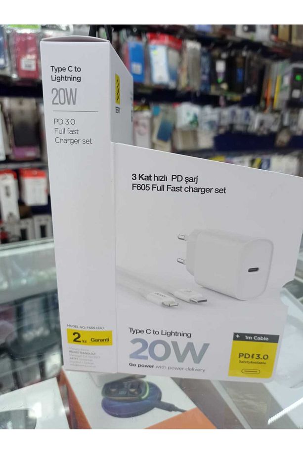 iBerry iPhone Uyumlu, 20W PD 3.0 Type-C to Lightning Hızlı Şarj Seti | KVK Garantili, 2 Yıl Güvence - 5