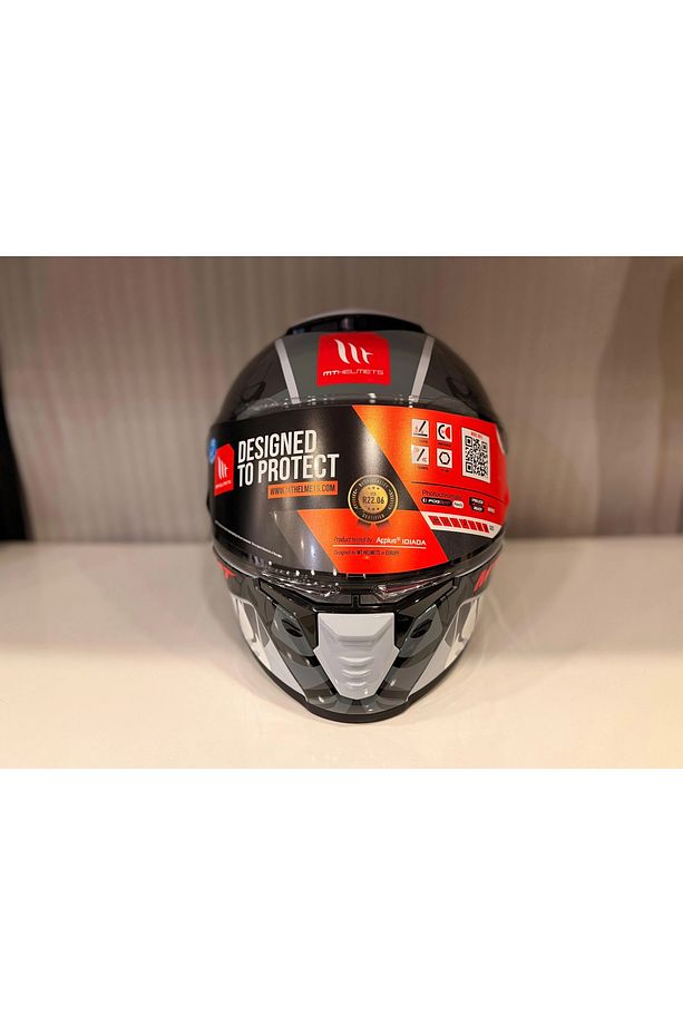 Kask Mt Thunder 4 Sv Raınforest C2 Parlak Gri - 3