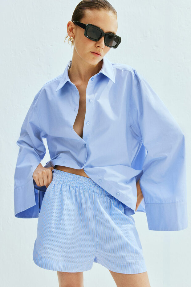 Poplin Şort - 3