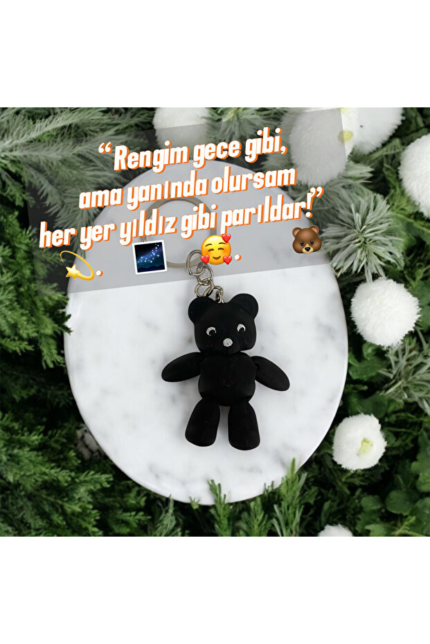 🧸   Cute Teddy Bear Keychain 🔑 - 1