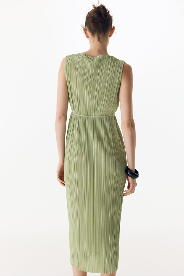 MAMA Pliseli Elbise - 6