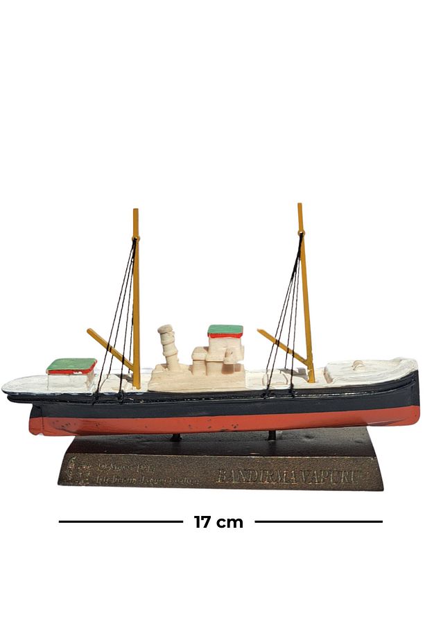 Bandırma Vapuru Maketi - Küçük Boy (17 CM) - 1