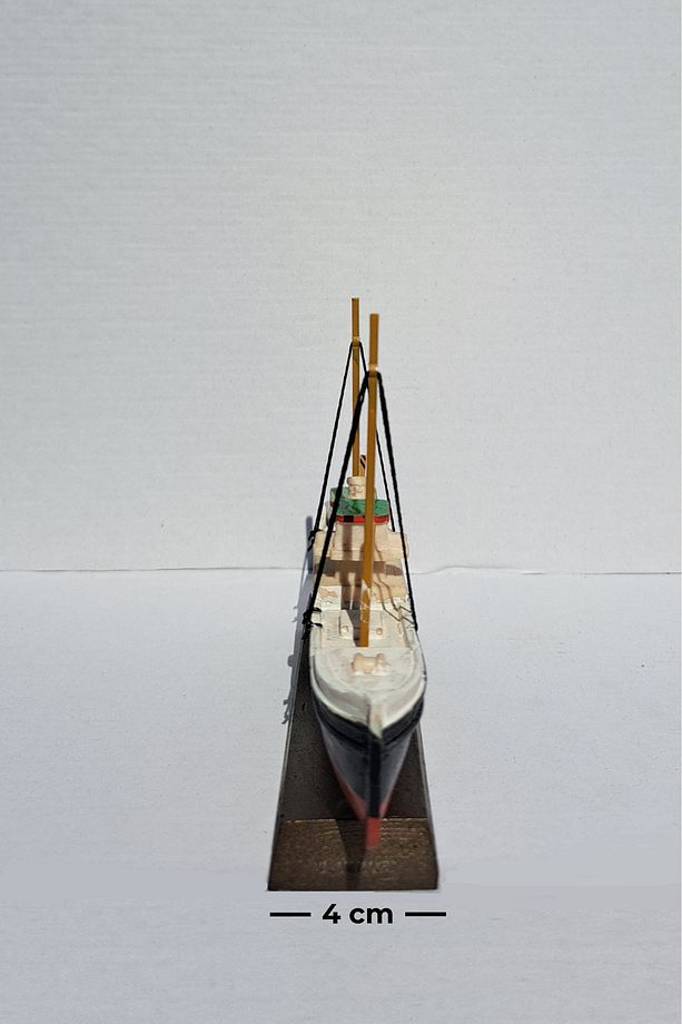 Bandırma Vapuru Maketi - Küçük Boy (17 CM) - 8