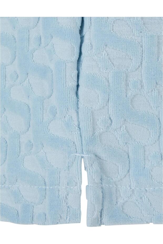 Herren JM232-006-02 SJ Monogram Logo Devorée Velours Poloshirt - 6