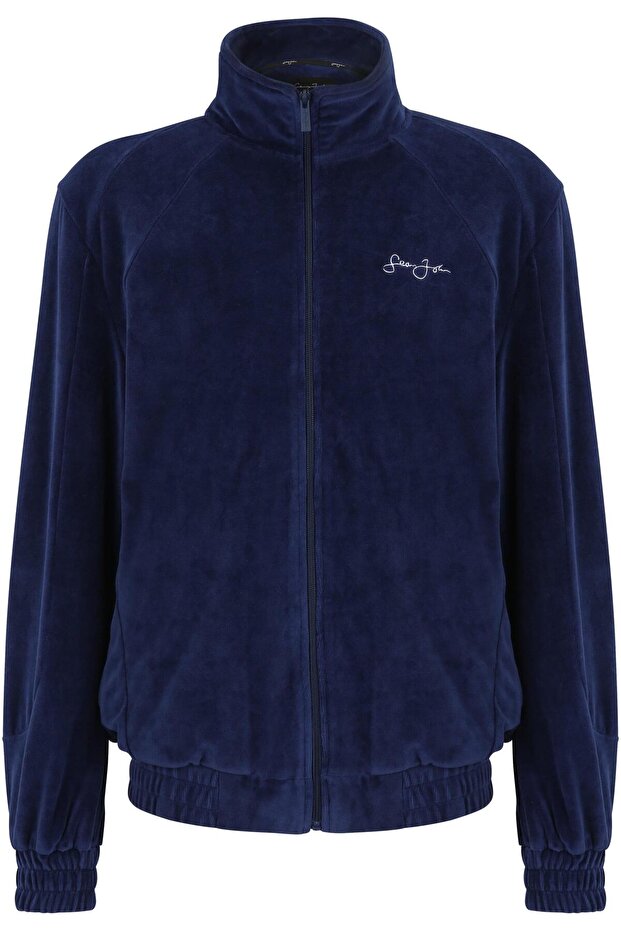 Herren JM-JK011-092-007 SJ Script Logo Essential Velours Trackjacket - 1