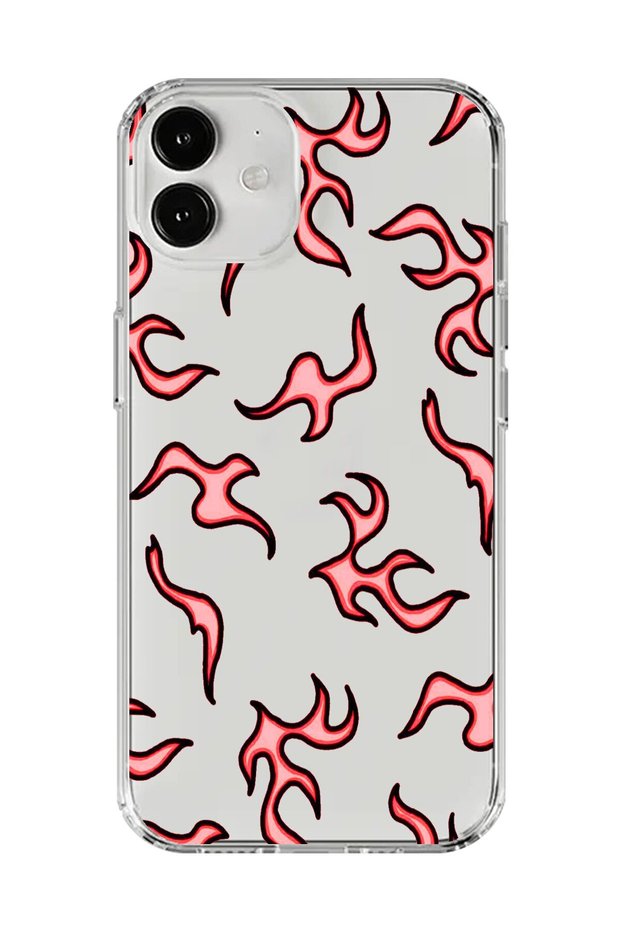 حافظة شفافة متوافقة مع هاتف iPhone 12 Mini مع 4 تصميمات