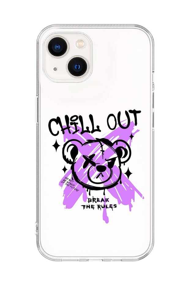 حافظة شفافة متوافقة مع هاتف iPhone 15 Plus بتصميم Graffiti 7