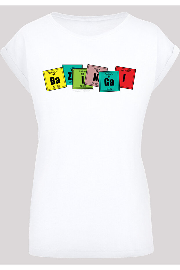 Herren Big Bang Theory Bazinga Elements And Big Bang Theory With Shaped Long Tee - 1
