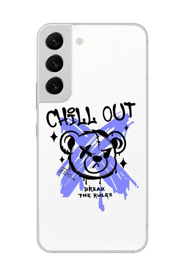 حافظة شفافة متوافقة مع هاتف Samsung Galaxy S22+ بتصميم Graffiti 8