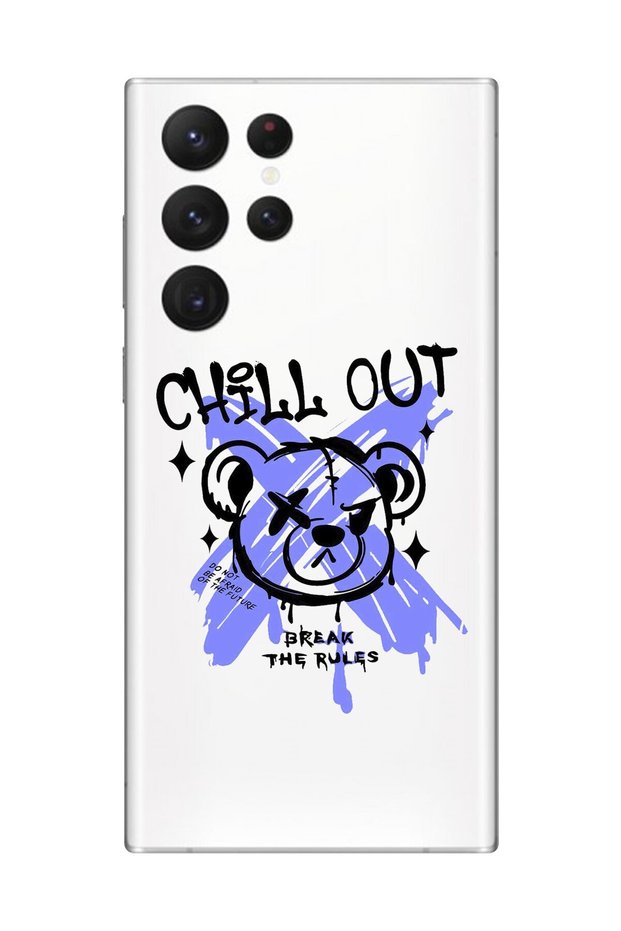 Transparent Case Compatible with Samsung Galaxy S22 Ultra Design Graffiti 8