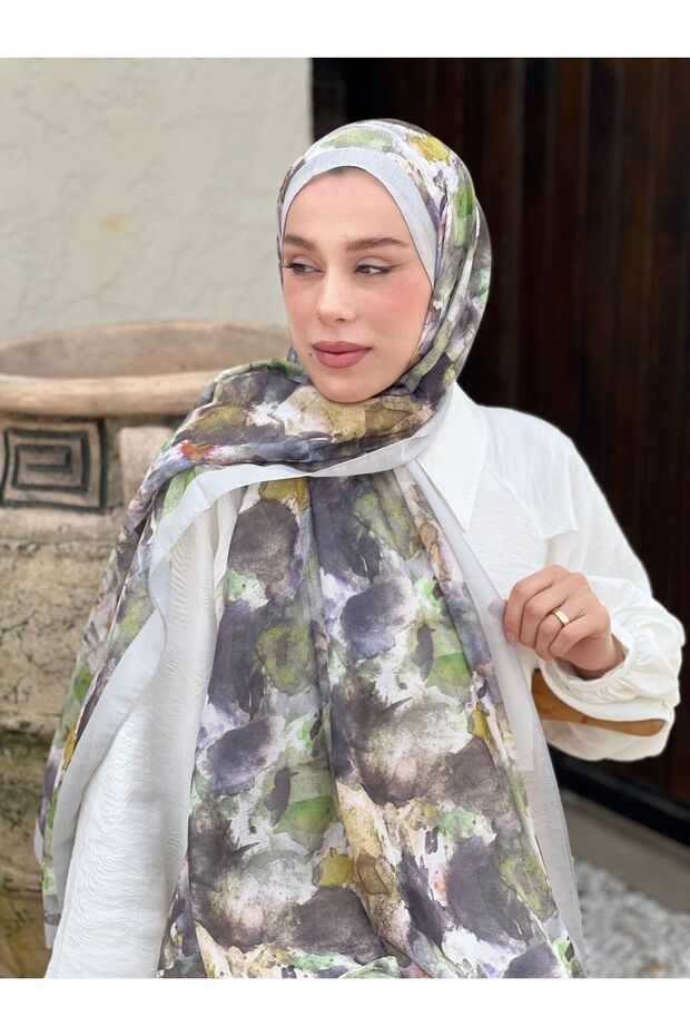 نمط الفرشاة لينا شال - 1