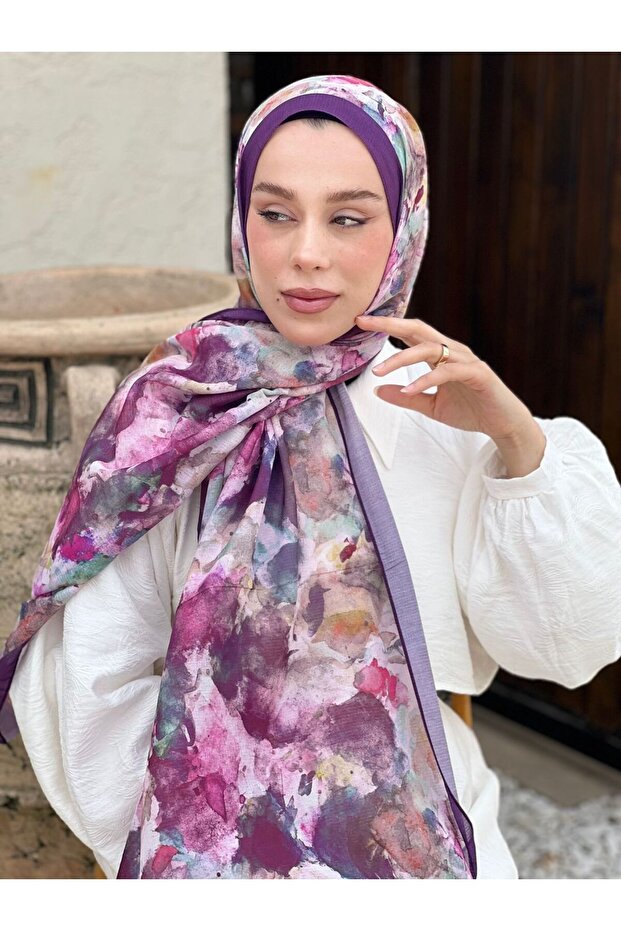 نمط الفرشاة لينا شال - 3