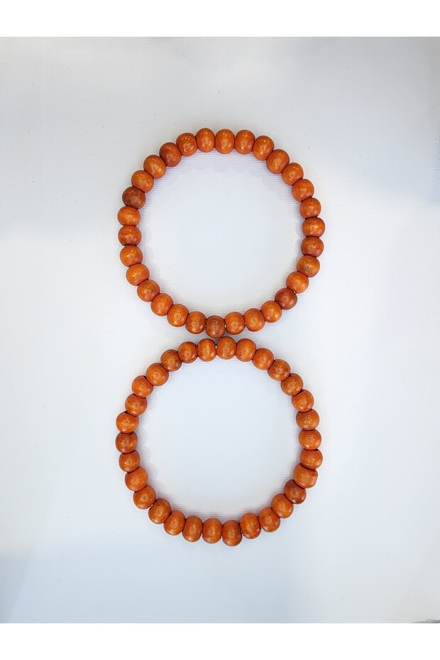 Ahşap boncuklu çanta sapı - 1