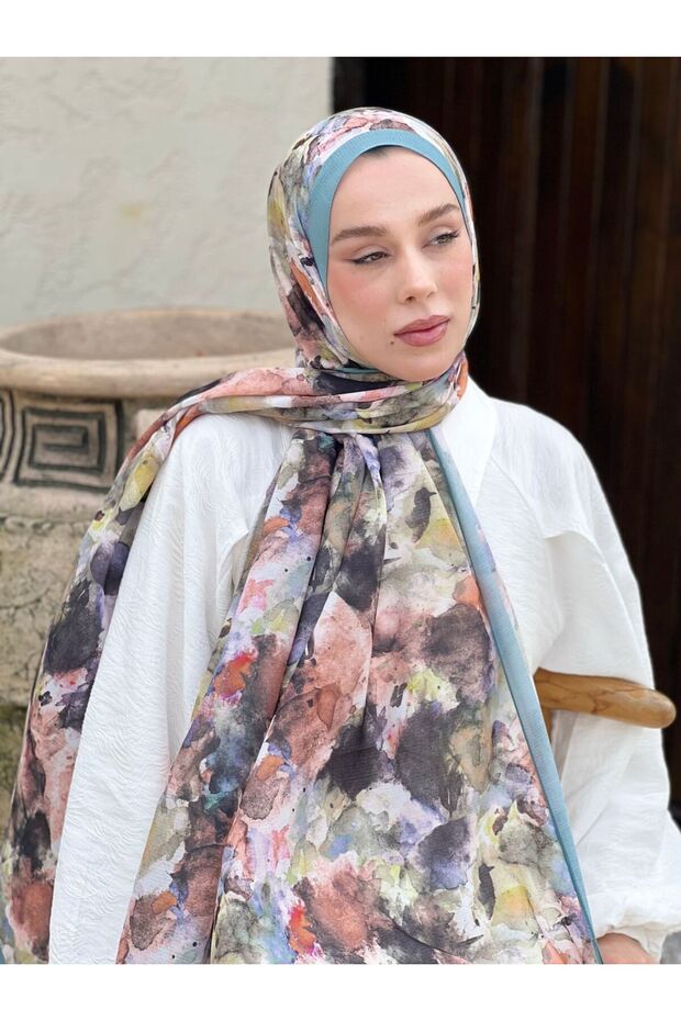 نمط الفرشاة لينا شال - 2