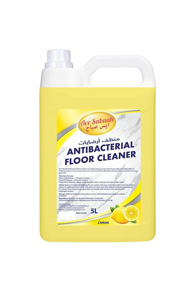 Antibacterial Floor Cleaner 5 Liters (Lemon)