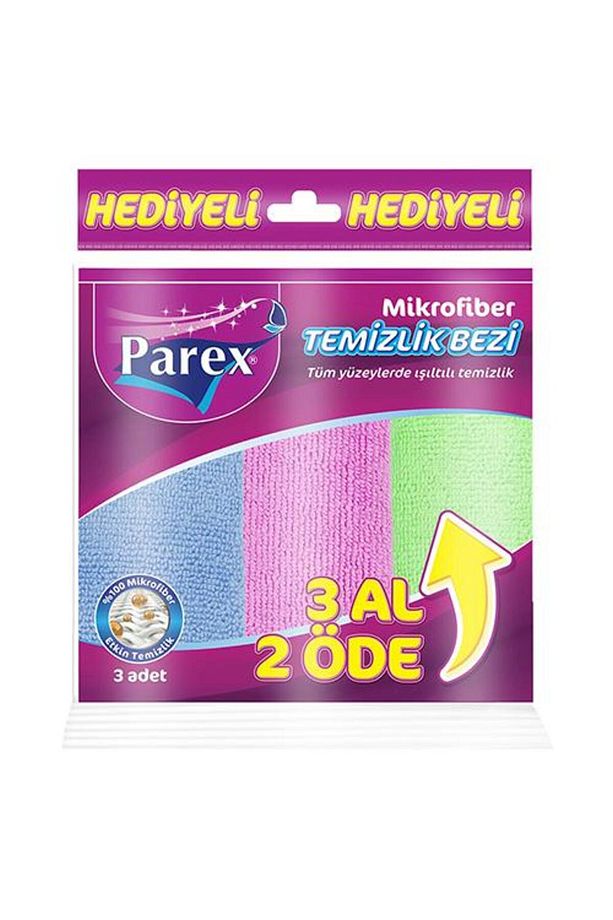 Mikrofiber Temizlik Bezi 32 X 32 Cm 3 Al 2 Öde - Karışık Renkler - 1
