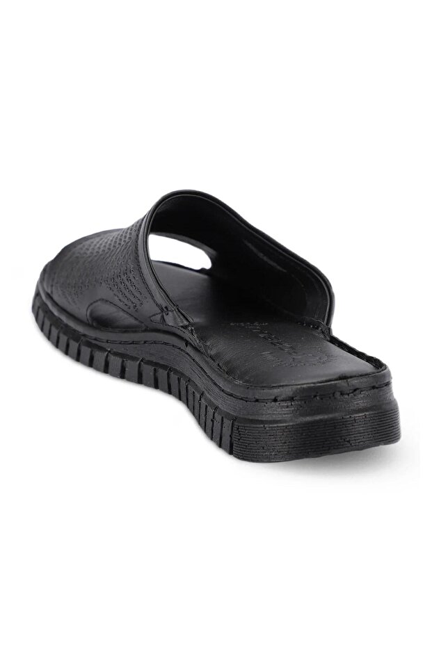 Sofıa 38505-g Siyah Kadın Deri Terlik - 3