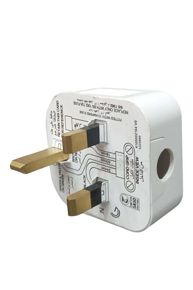 قابس ثلاثي مسطح 13 أمبير - 1