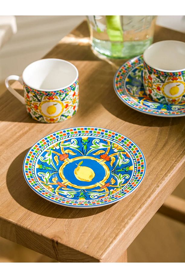 LCW HOME Karışık Baskılı 2 Kişilik Porselen Kahve Fincan Takımı 90 ml - 3
