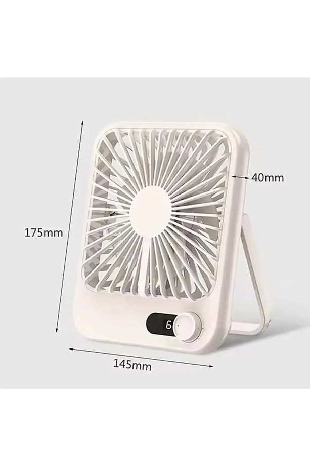 Taşınabilir Mini Fan katlanabilir şarj elektrikli Ayarlanabilir Güç Modu tuşlu - 1
