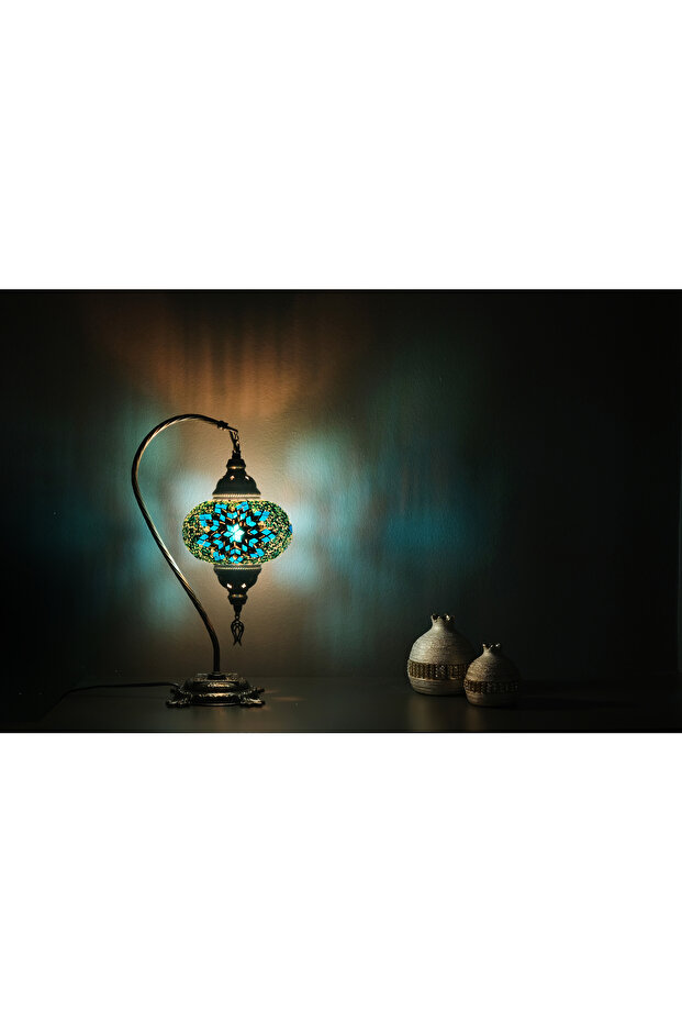 Mosaic Table Lamp, Authentic Turkish Decorative Lighting. Asylove Mosaic Lamp Decoration
