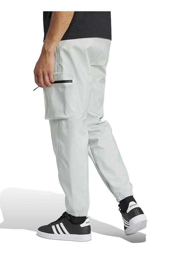 JF3286 M CE Q1 PR C PT Açık Gri Lastikli Bel Regular Fit Düz Erkek Eşofman Altı - 5