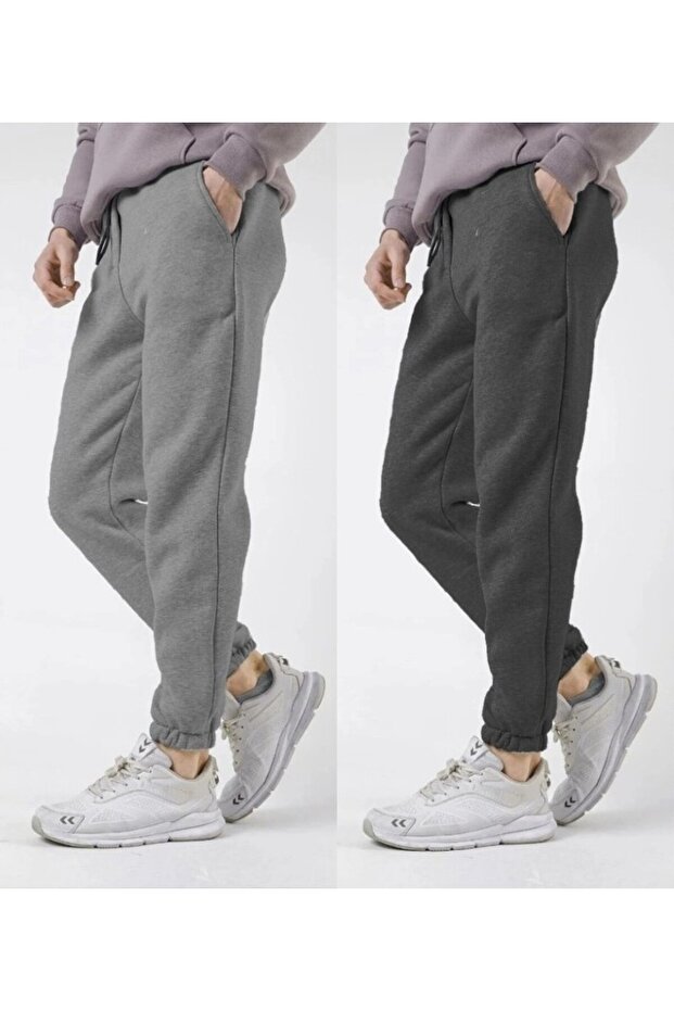 Men's 2-Piece Rubber Leg Sweatpants