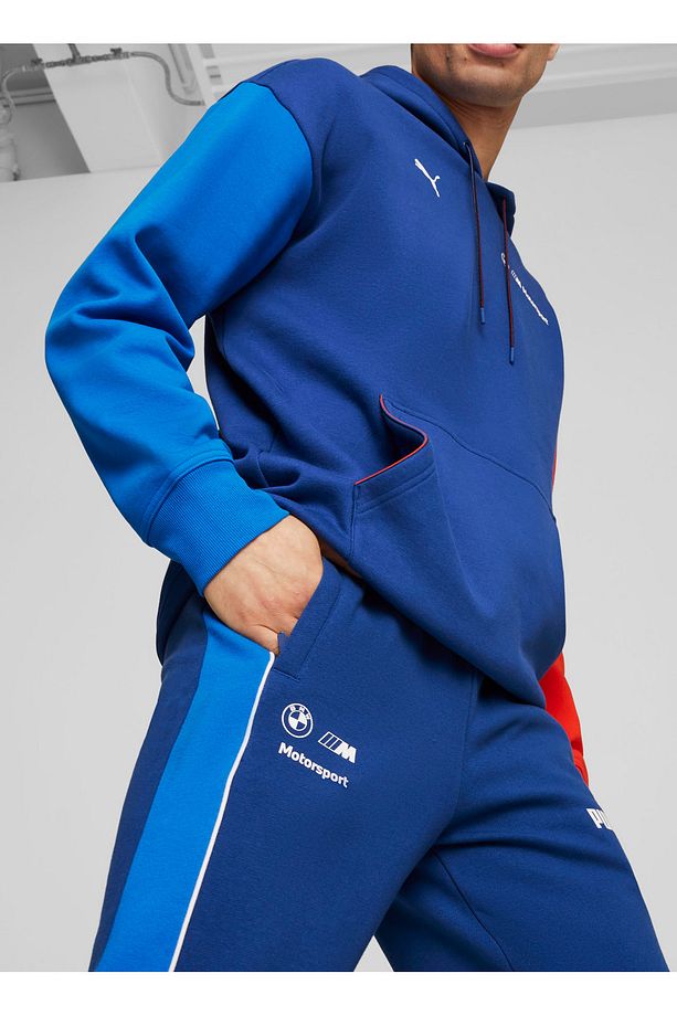 62745404 BMW MMS MT7+ SWEAT PANTS C Siyah Lastikli Bel Regular Fit Blok Erkek Eşofman Altı - 2