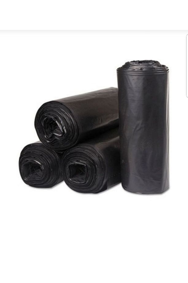 20 Adet Endüstriyel ( 120x150 Cm ) Hantal Boy Siyah Çöp Poşeti 2 Rulo X 10lu - 5