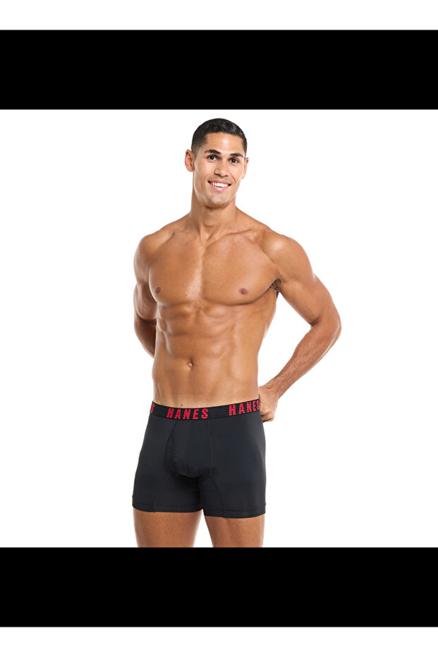 Trunk Mens Hanes P3 MRL Moves Nylon Spandex MNSTU3-ASSORTED/M