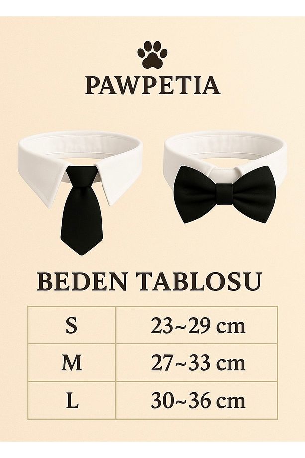 “Kedi ve Köpekler İçin Papyonlu Yaka – Zarafet ve Şıklık Tek Tasarımda!” - 5