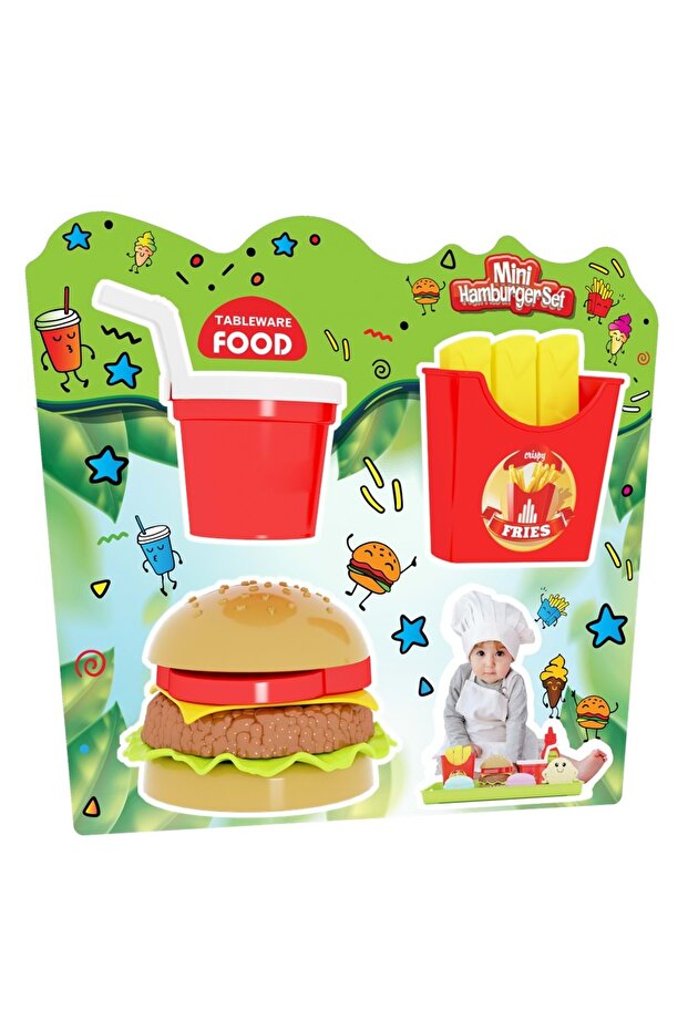 TABLEWARE FOOD MİNİ HAMBURGER SET 220 - 1
