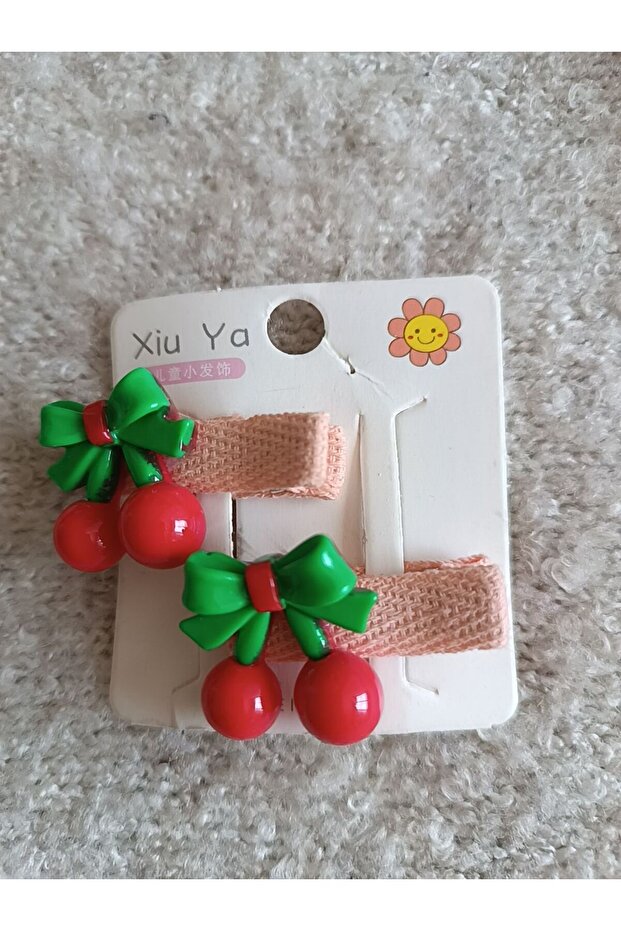 Cherry Figured Double Children's Tiny Collar Buckle (3.5 cm)