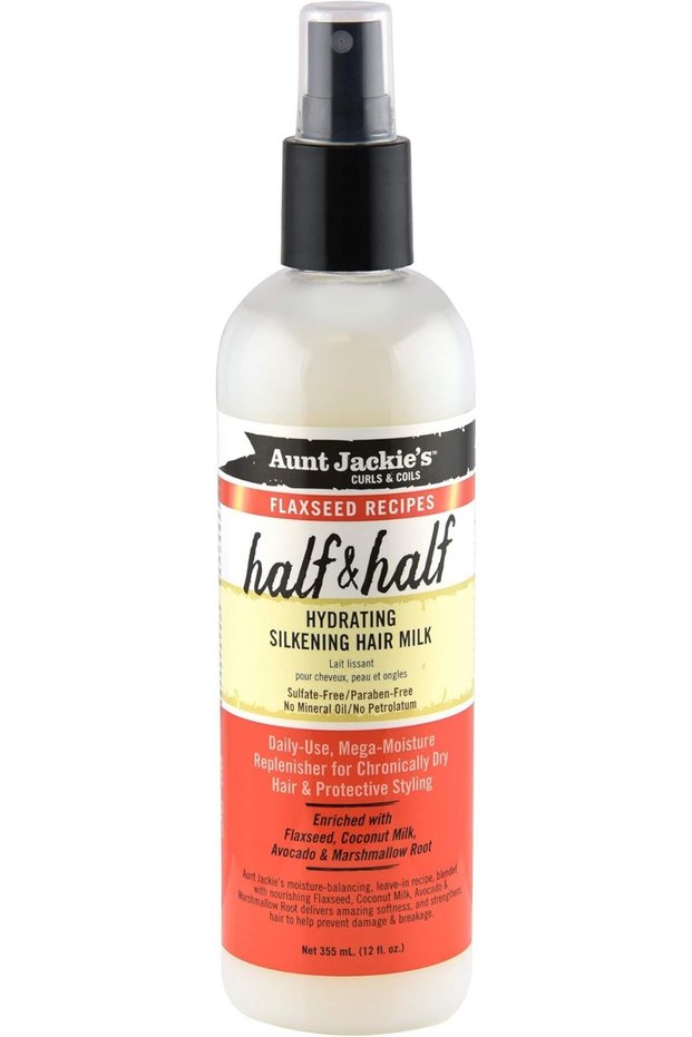 Curls & Coils FlaxSeed Recipes Half & Half Hydrating Silkening Hair Milk 355Ml