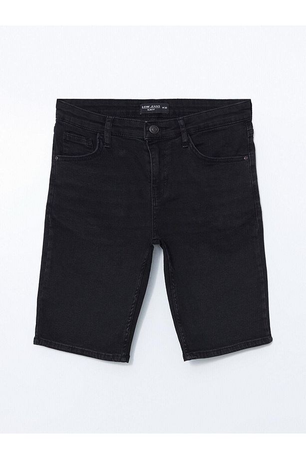LCW Jeans Slim Fit Erkek Jean Şort (S5) - 1