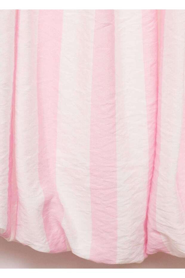 Desenli askılı bluz - 5