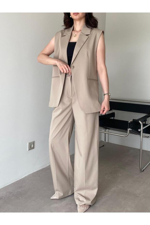 بدلة سترة بيج بزر واحد - 2