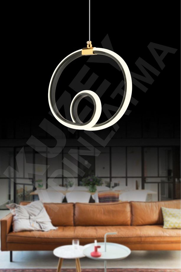 3 ADET BİRARADA SARKIT TEKLİ LED AVİZE - 3